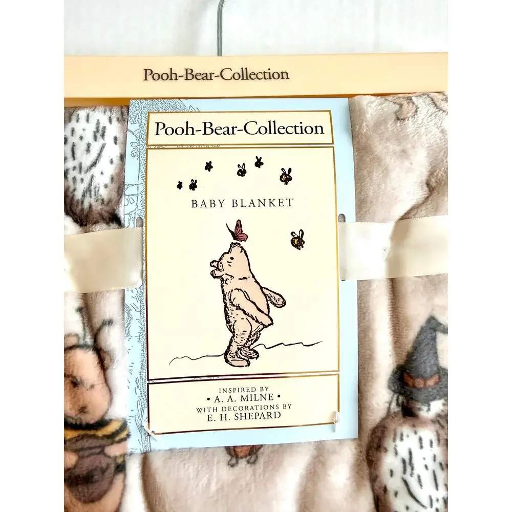 New Pooh Bear Collection Winnie The Pooh Halloween Fall Baby Blanket 30